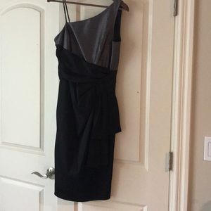 Maggy London one shoulder dress
